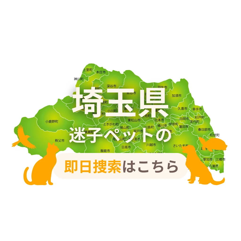 埼玉県 迷子ペットの即日捜索 ご利用ガイド