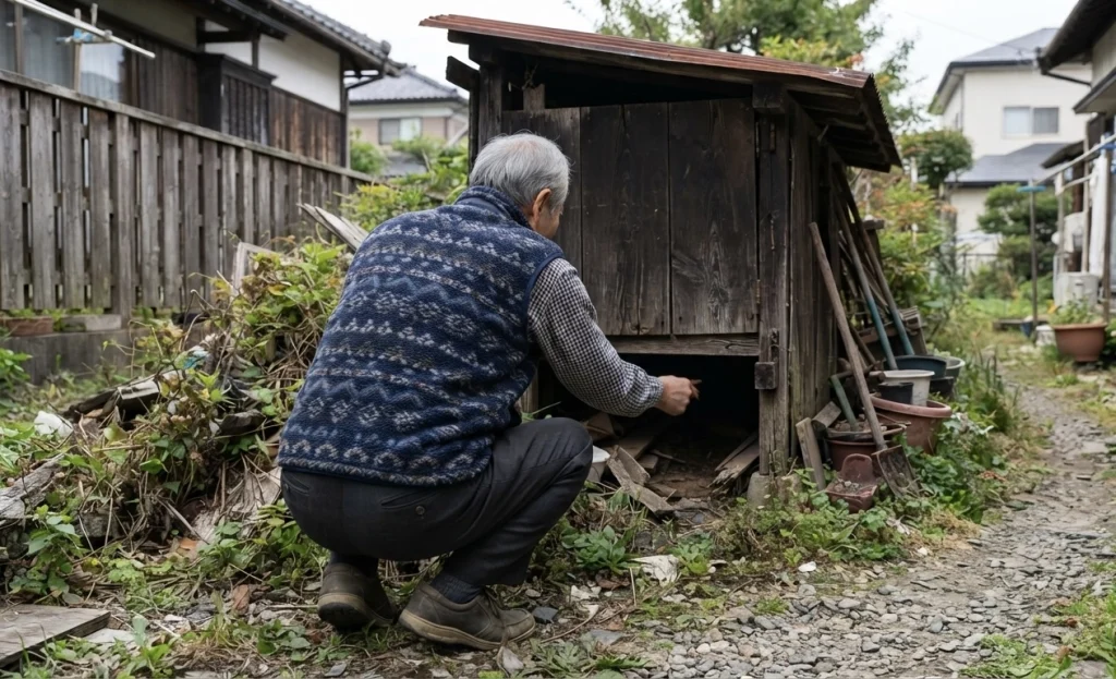 宮城県仙台市で逃げた飼い猫を探す80代男性